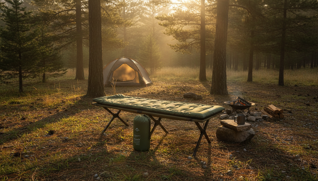 190×67 Foldable Camping Mattress Pad for Cot or Ground