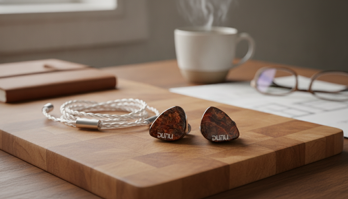 2DD+4BA Hybrid IEMs: Swappable Cable, Wood Style