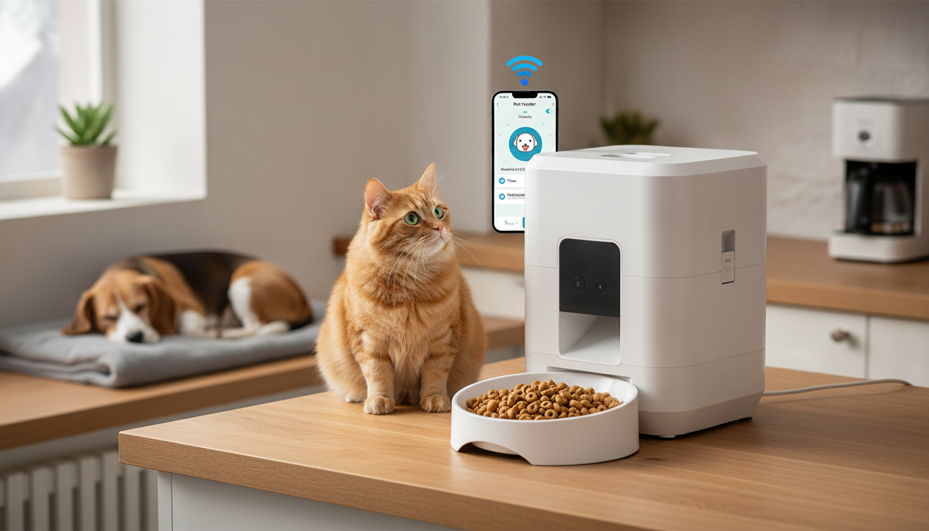 2L Tuya Smart Pet Feeder: Remote Portions for Routine