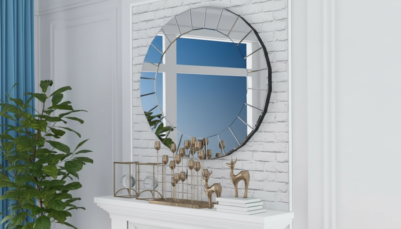 31.5-Inch Round Decorative Mirror: Placement & Styling