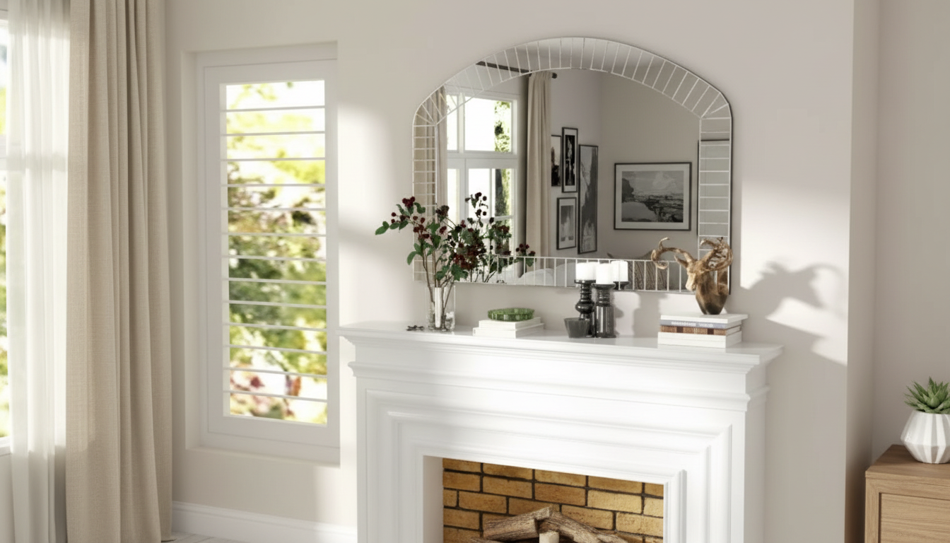 40x28 Arched Decorative Wall Mirror: Living & Bedroom Tips