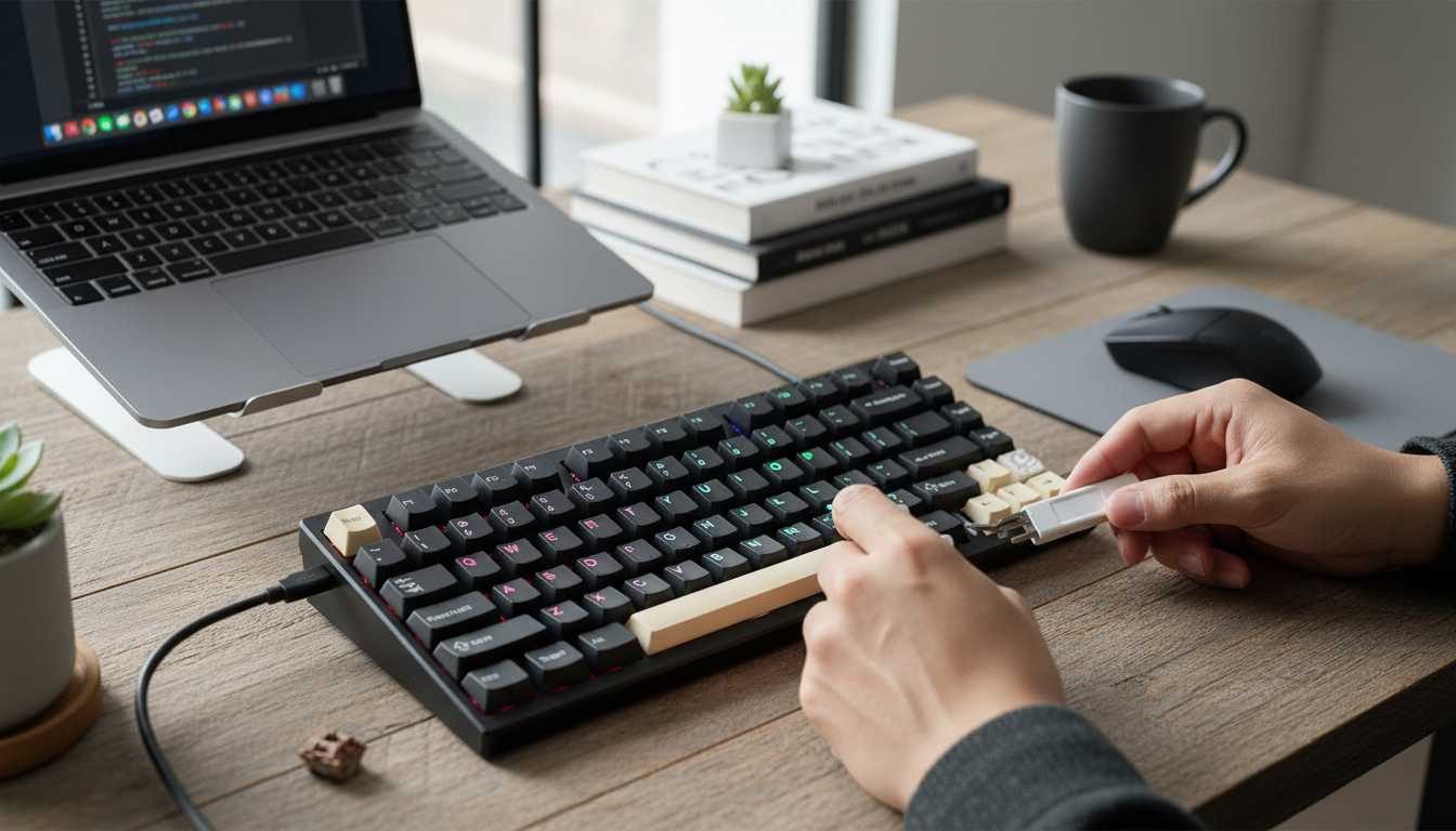 75% Wireless Hot‑Swap RGB Keyboard for Mac & Windows
