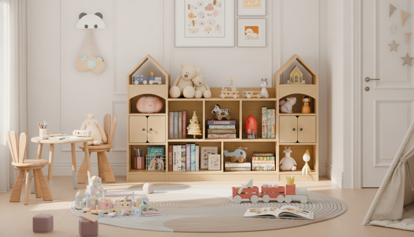 Castle Kids Bookshelf: Safe, Fun Storage for Story Time