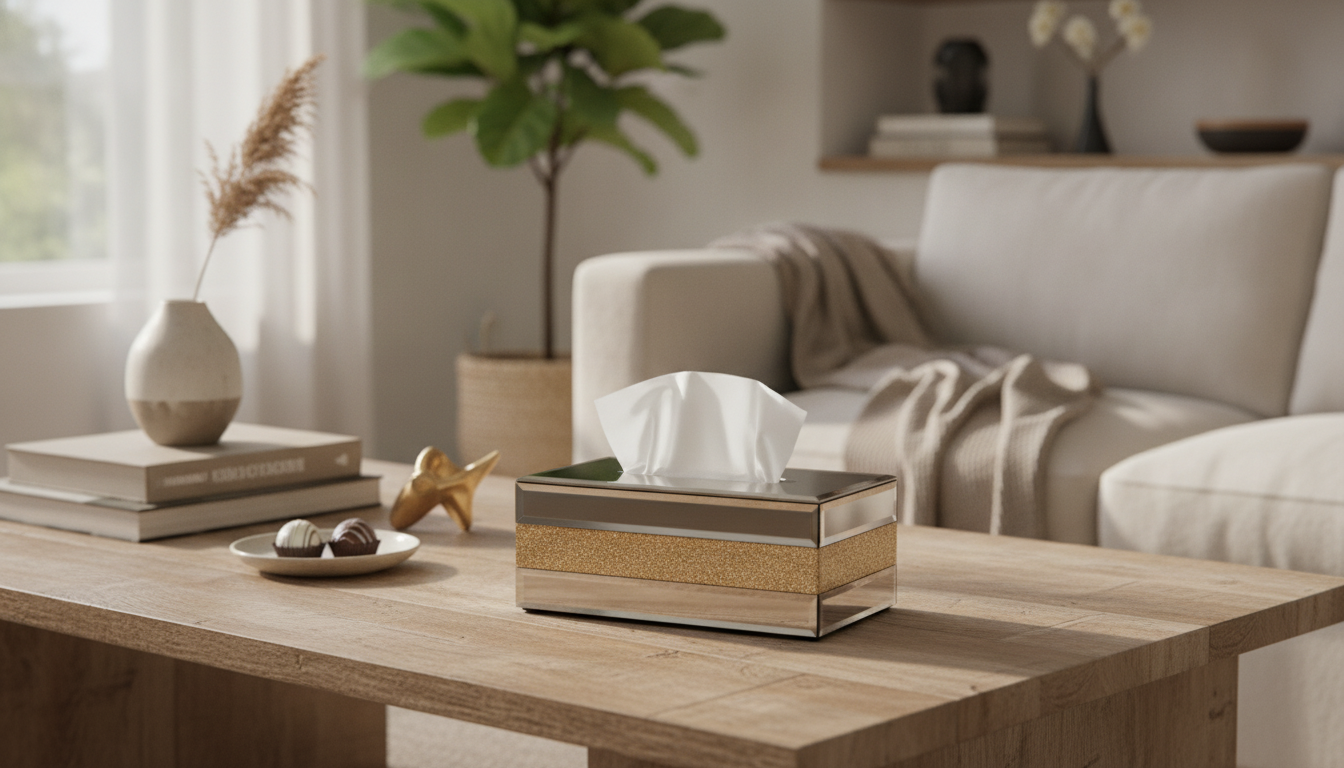 Crystal Glass Tissue Box: Quiet Luxury for Any Room