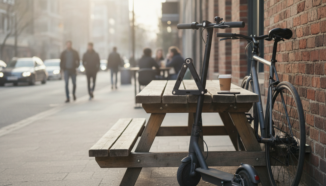 Foldable Password Chain Lock for Quick, Secure Commutes