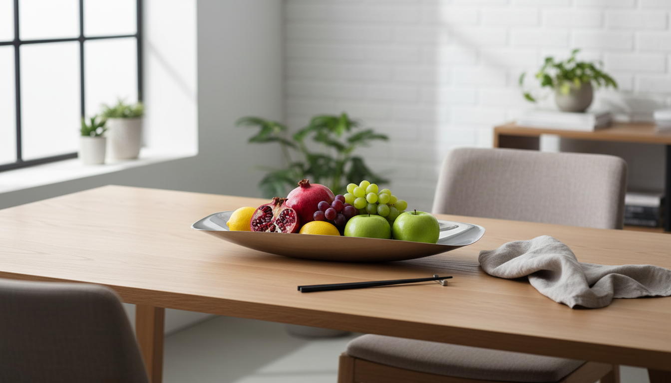 Modern Hollow Stainless Fruit Plate for Stylish Display