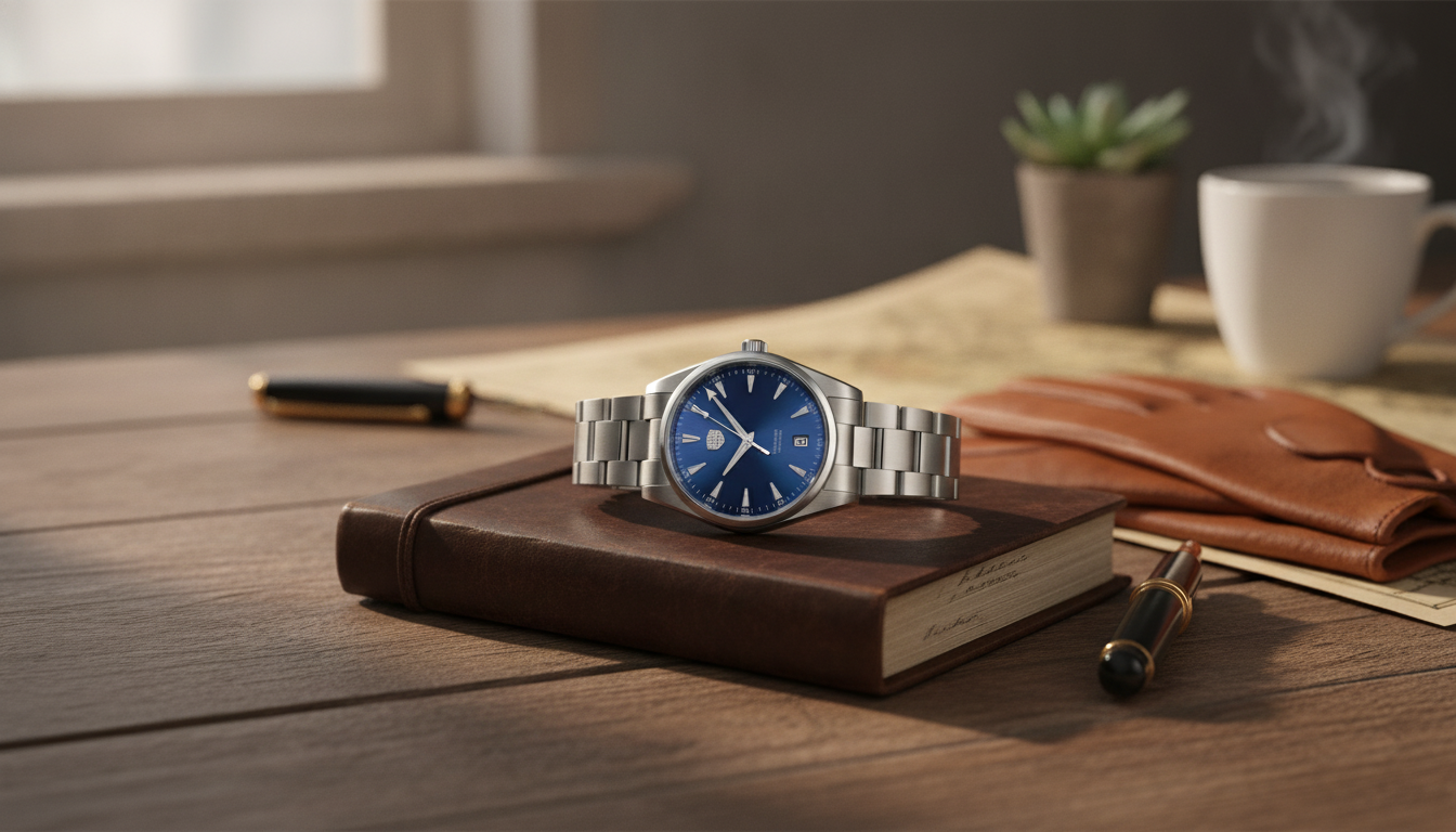 Sapphire Glass Automatic Watch: Steel Strap Luxury