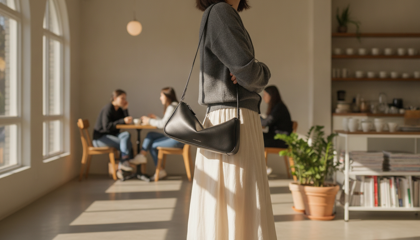 Soft Leather Small Shoulder Bag: Day-to-Night Elegance