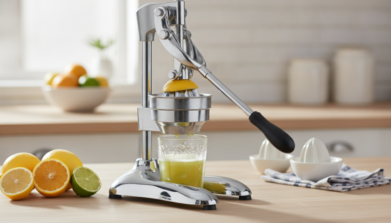 Stainless Steel Manual Citrus Press for Lemons & Limes