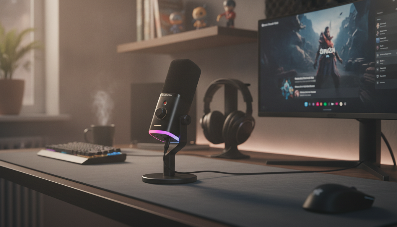 USB-C/XLR Dynamic RGB Gaming Mic: Clear Voice, Less Noise