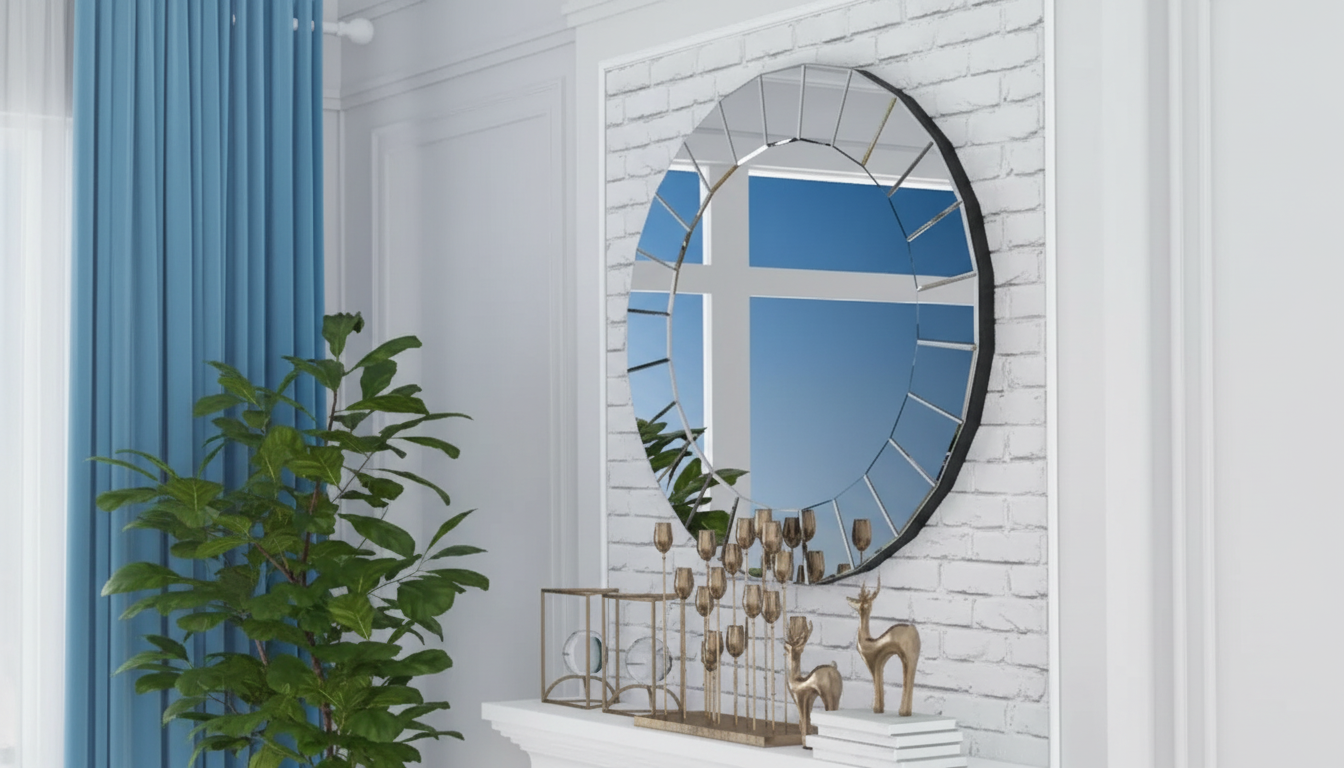 31.5-Inch Round Mirror: Ideal Wall & Room Size Guide